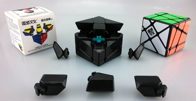 MoYu Crazy YiLeng Fisher Speed Cube Black